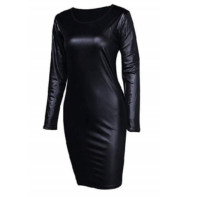 Leather Dresses Designs #DRW023