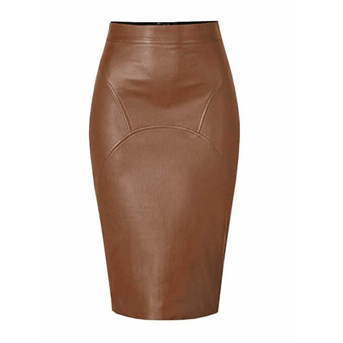 Leather Skirts Designs #SKW014