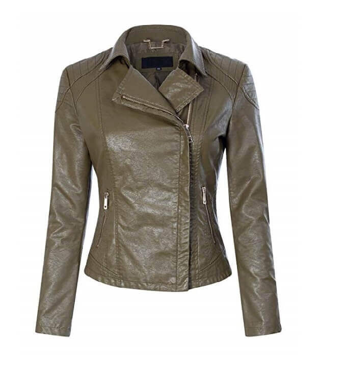 Women Leather Jackets Designs #JAW020