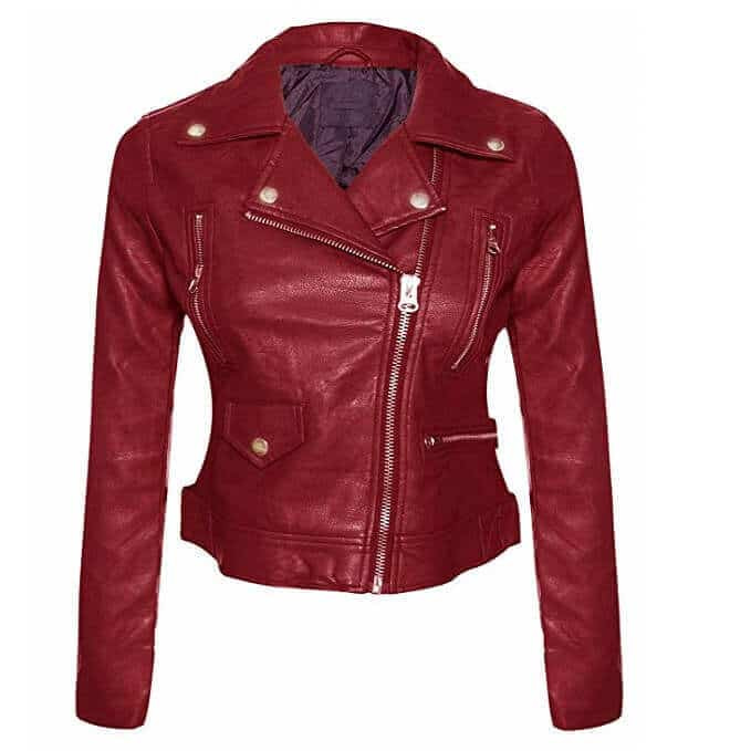 Women Leather Jackets Designs #JAW013