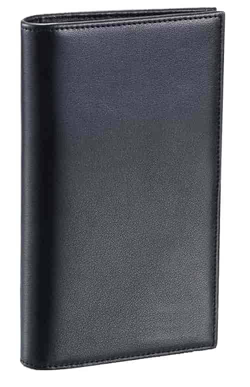 Leather Checkbook Wallet Design #WCB034