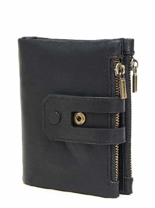 Leather Zipper Wallet Design#WZP021
