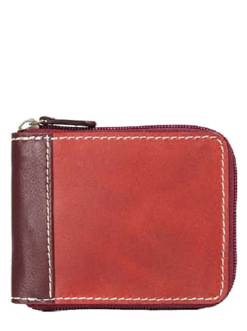 Leather Zipper Wallet Designs #WZP019