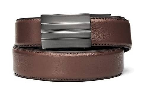 Ratchet Leather Belt