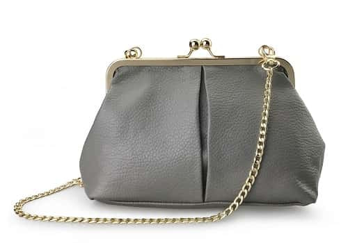 Leather-Kisslock-Clutch