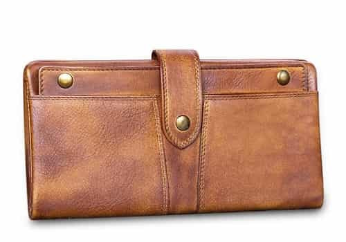 Leather Long Purse